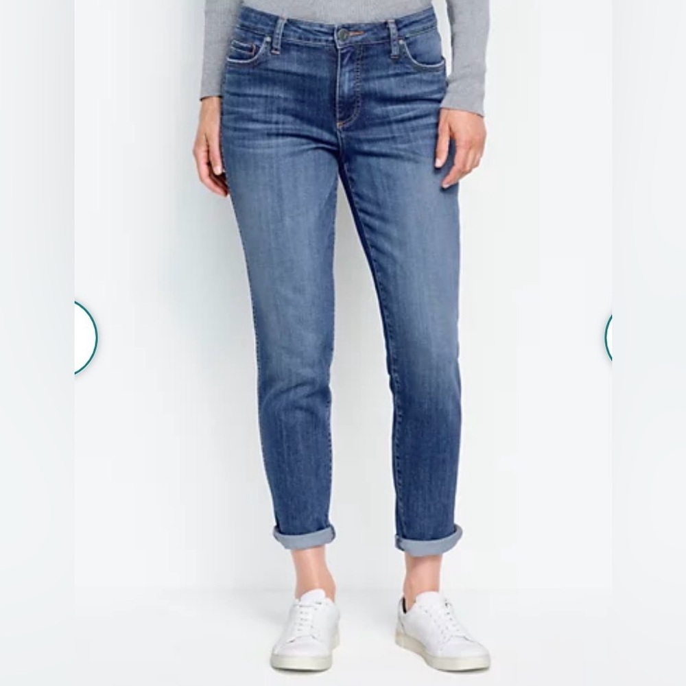 Kut from the Kloth® Catherine High-Rise Fab Ab Boyfriend Jeans size 8 - Picture 3 of 7